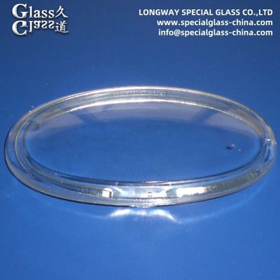 Литой формованный содолимовый стеклянный покрыток для линз фары
